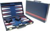 Afbeelding van het spelletje Hot sports Backgammon koffer blauw 38x24