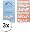 Afbeelding van het spelletje 3 blokken Bingokaarten 1-90