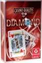 Afbeelding van het spelletje Bridge Diamond Speelkaarten - Engelse voorkanten -  Blauw / Rood - Casino Kwaliteit