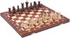 Afbeelding van het spelletje AMBASADOR Luxe houten schaakbord Schaakspel