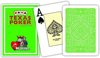 Afbeelding van het spelletje MODIANO CARDS TEXAS CARDS Licht Groen 100% PLASTIC JUMBO INDEX PLAYING CARDS