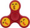 Afbeelding van het spelletje Rode Fidget spinner met Emoji.