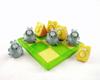 Afbeelding van het spelletje Boter, kaas en eieren - Muizen / kaas - Grijs - geel