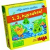 Afbeelding van het spelletje Haba - Spel - 1 2 hupsakee - Engelstalige doos met Nederlandse omschrijving