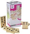 Afbeelding van het spelletje Longfield Games Domino Jumbo - Hout