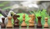 Afbeelding van het spelletje Staunton Collector schaakstukken, Ebbenhout en Palmboomhout, Koningshoogte 68 mm