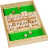 Afbeelding van het spelletje Dobbelspel: SHUT the BOX 34x23,5 cm, in hout, in doosje, 6+