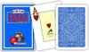 Afbeelding van het spelletje MODIANO CARDS TEXAS CARDS Blauw 100% PLASTIC JUMBO INDEX PLAYING CARDS