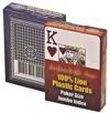 Afbeelding van het spelletje Poker Speelkaarten 100% Plastic Grote Index Single Pack