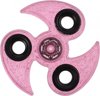 Afbeelding van het spelletje Toi-toys Fidget Spinner Tand 3 Poten 7 Cm Glitter Roze