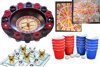 Afbeelding van het spelletje Drankspel set Drinking Roulette, Beer Pong, Spinner Drink, Boter/Kaas/Eieren