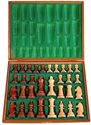 Afbeelding van het spelletje Staunton 5 schaakstukken in luxe houten doos