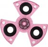Afbeelding van het spelletje Toi-toys Fidget Spinner Driehoek 3 Poten 7 Cm Glitter Roze