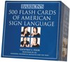 Afbeelding van het spelletje Barron's 500 Flash Cards of American Sign Language