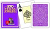 Afbeelding van het spelletje MODIANO CARDS TEXAS CARDS Paars 100% PLASTIC JUMBO INDEX PLAYING CARDS
