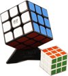 Afbeelding van het spelletje Rubik's cube| 2 in 1  rubiks kubus  (3X3) 5.6CM