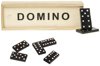Afbeelding van het spelletje Domino spel in houten kistje