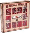 Afbeelding van het spelletje Eureka 10 Metal Puzzles Set  Red
