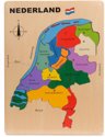 Afbeelding van het spelletje Houten Legpuzzel Nederland