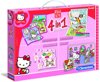 Afbeelding van het spelletje Clementoni Hello Kitty 4-in-1 Spel
